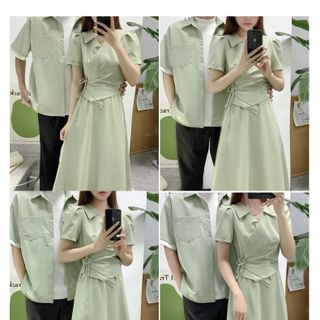 Set đồ đôi nam nữ đi chơi chụp hình cưới mẫu mới thời trang Miamo NB880