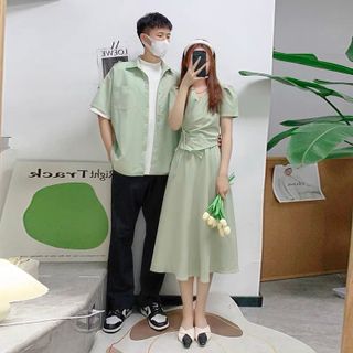 Set đồ đôi nam nữ đi chơi chụp hình cưới mẫu mới thời trang Miamo NB880