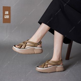 Dép quai cài sandal nữ Quảng Châu mềm nhẹ đế chống trơn trượt &388