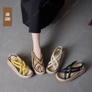 Dép quai cài sandal nữ Quảng Châu mềm nhẹ đế chống trơn trượt &388