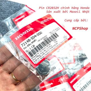 Pin smartkey ô tô xe máy CR2032 H CR2032H chính hãng Honda, Sx bởi Maxell. giá sỉ