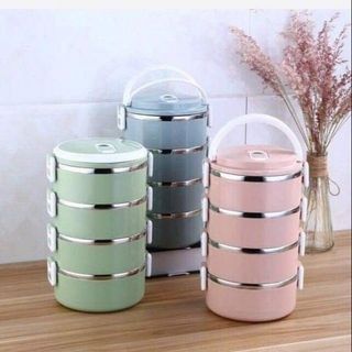 CẶP LỒNG (HỘP CƠM) 4 TẦNG LÚA MẠCH TMARK (KIỆN 60 BỘ)