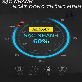 Tẩu sạc chính hãng Huyndai, bộ chia tẩu, bộ sạc ô tô 3 TẨU Anihooky