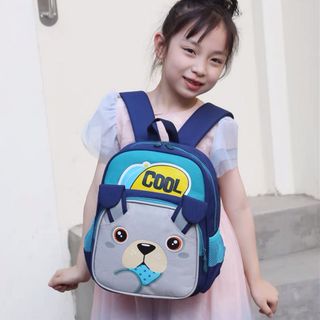 Balo đi học Hình Gấu Ăn Bánh (balo)