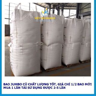 bao jumbo, jumbo cũ 1 tấn, jumbo đựng 1 tấn, bao jumbo 1 tấn giá rẻ giá sỉ