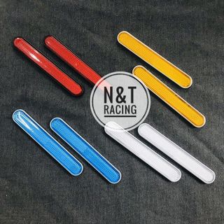 Mắt mèo phản quang dán phuộc trước đủ màu tất cả xe máy Loại Dài