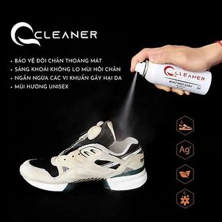 BÌNH XỊT KHỬ MÙI GIÀY QCLEANER - 160ML