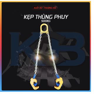 Kẹp thùng phi 0.5T kép
