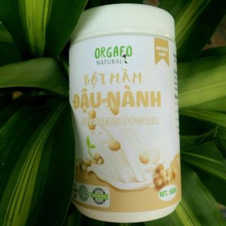BỘT MẦM ĐẬU NÀNH NGUYÊN CHẤT 500G - ORGAFO NATURAL(hình thật )