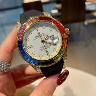 ĐỒNG HỒ ROLLEX CAO SU TRUNG CẤP HOT