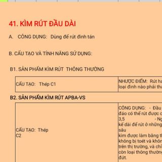 RÚT ĐINH ĐẦU DÀI