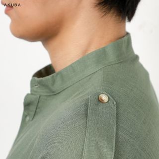 ÁO SƠ MI TAY DÀI LINEN AKUBA 01J0168