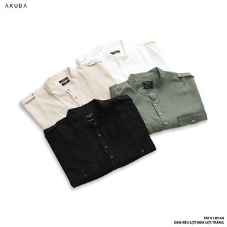 ÁO SƠ MI TAY DÀI LINEN AKUBA 01J0168