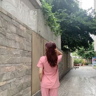 Sét bộ nữ ,đồ bộ dài nữ thun coton thái,,áo thiêu chữ kí ,thời trang xuân hè BD01