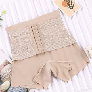 Quần Gen Su Móc Cài Trước - Quần Nịt Bụng Nguyên Khối - SIêu Co Dãn Định Hình Vùng Bụng Dưới Sát Người, Không Lộ