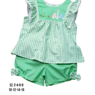 Set bộ kim bé gái ren thêu