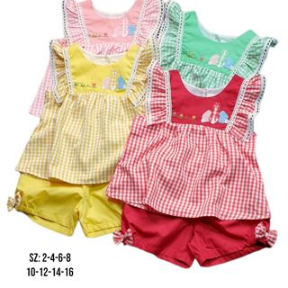 Set bộ kim bé gái ren thêu