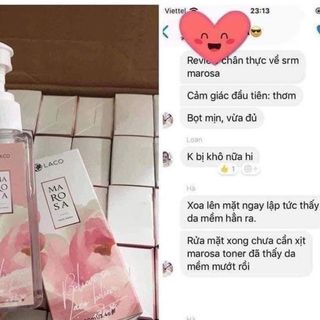 Sữa rửa mặt MA RO SA
