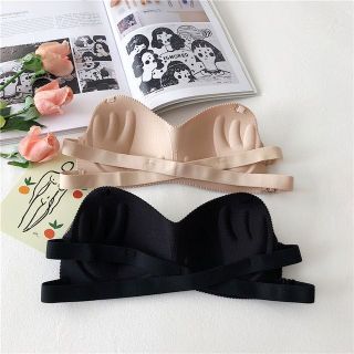 Áo Bra Su Đúc Không Dây - Áo lót Cúp Ngực Quai Ngang Đan Chéo mã 811