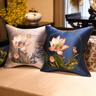 Gối vuông sofa vỏ lụa