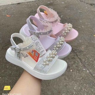Giày sandal trẻ em quai ngang đính hạt sỉ giá rẻ