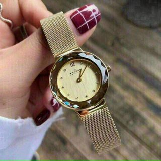 ĐỒNG HỒ SKAGEN NỮ GOLD CAO CẤP MINI