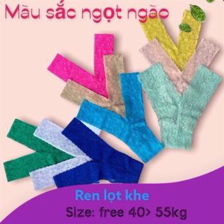 Quần ren lọt khe siêu mịn sexy