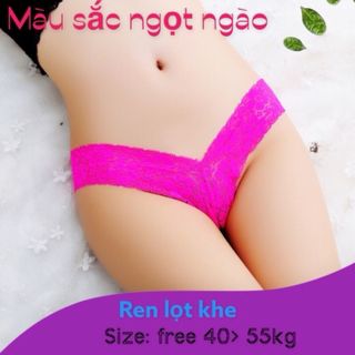Quần ren lọt khe siêu mịn sexy