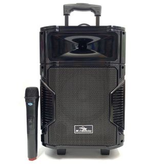 Loa bluetooth kẹo kéo di động Kiomic K108 tặng kèm 1 micro không dây hát karaoke [BH 6 tháng]