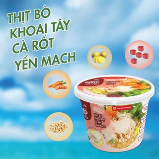 Hộp Súp Tổ Yến nhiều vị nhãn hiệu Yến Sào Nha Trang (bao bì mới)
