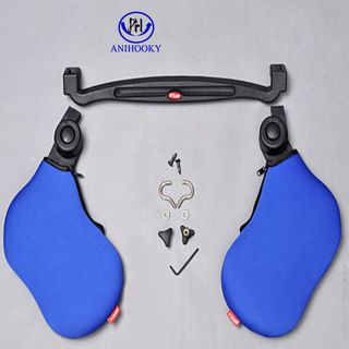 Gối tựa đầu 02 bên xe ô tô cao su non Anihooky - để bé tựa khi đi xe hơi - đỡ đau vai gáy - mỏi cổ