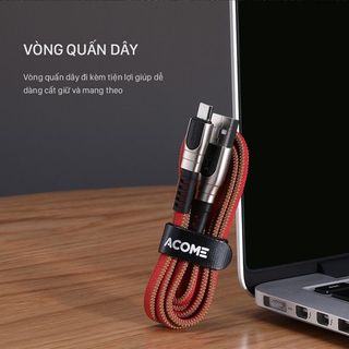 Dây sạc cáp sạc nhanh AKM/AKC-020 Dài 2M Type-C/ Micro ACOME Cáp Dù Bền Chắc - Bảo hành 12 tháng BenZ Store