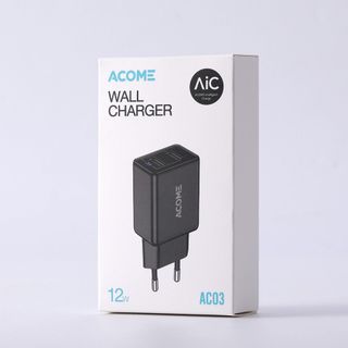 Cốc Sạc Củ Sạc ACOME AC03 2 Cổng USB Sạc Nhanh 2.4A Tương Thích Với Các Dòng Điện Thoại Android iOS BenZ Store