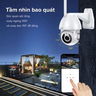 Camera Wifi Thông Minh Ngoài Trời ACOME APC02 Độ Phân Giải 1080P BenZ Store