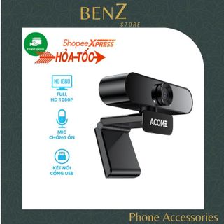 Webcam Máy Tính ACOME AWC11 Có Mic Camera Full HD 1080P Ảnh Siêu Nét PC Laptop Hỗ Trợ Học Online Video Call BenZ Store giá sỉ