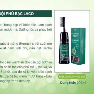 Dầu gội phủ bạc Laco chính hãng