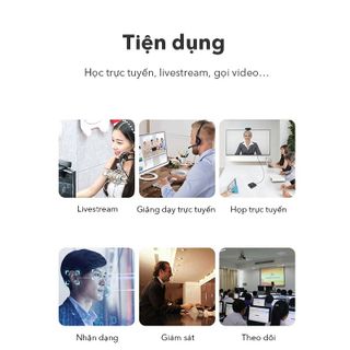 Webcam Máy Tính ACOME AWC11 Có Mic Camera Full HD 1080P Ảnh Siêu Nét PC Laptop Hỗ Trợ Học Online Video Call BenZ Store