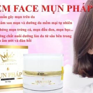 KEM FACE TRỊ MỤN TRẮNG DA PHÁP COSMETIC ACNE CREAM – TẶNG KÈM SERUM LINH CHIIIIIII. giá sỉ