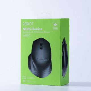 Chuột Không Dây Tĩnh Âm ROBOT M350 Kết Nối Bluetooth 3.0/5.0 & USB Nano 2.4 GHz - Độ Phân Phải 1600 DPI BenZ Store