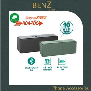 Loa Bluetooth ROBOT RB420 Công Suất 10W Nghe Nhạc Đỉnh Dung Lượng Pin Lớn - Hỗ Trợ Thẻ MicroSD/USB/AUX BenZ Store