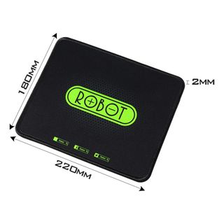 Tấm Lót Chuột Kiểu Dáng Gaming ROBOT RP01 Black - 22x18x0.2 Cm BenZ Store
