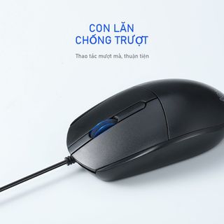 Chuột Quang Có Dây ROBOT M120 Độ Phân Giải 1000 DPI Dùng Trong Văn Phòng - Bảo Hành 12 Tháng BenZ Store