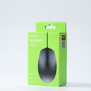 Chuột Quang Có Dây ROBOT M120 Độ Phân Giải 1000 DPI Dùng Trong Văn Phòng - Bảo Hành 12 Tháng BenZ Store