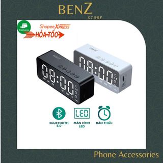 Loa Bluetooth mini Kiêm Đồng Hồ Báo Thức ROBOT RB150 Màn Hình LED Hỗ Trợ Nghe FM, Thẻ Nhớ BenZ S giá sỉ