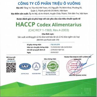 Củ hủ dừa bào lát Tỷ Đệ 500g