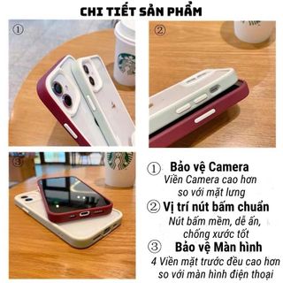 Ốp lưng trong suốt viền 2 màu, sang xịn mịn X/Xs/IpXsmax/11/11pro/11promax/12/12pro/12promax/13/13p/13pm BenZ