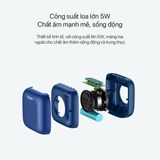 Loa Bluetooth mini Chính Hãng VIVAN VS1 Chất Âm Tốt Bass Mạnh Chống Nước IPX5 5W BenZ Store