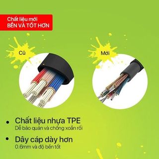 Dây Cáp sạc Ip Lightning CTL100 Có Ống Đựng 3 màu gửi ngẫu nhiên BenZ Store