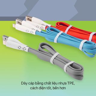 Dây Cáp sạc Ip Lightning CTL100 Có Ống Đựng 3 màu gửi ngẫu nhiên BenZ Store
