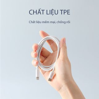 Cáp Sạc Nhanh KCL100S 100cm Chuẩn Sạc Nhanh PD 20W Chống Gãy BenZ Store